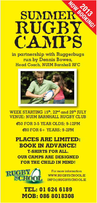 rugby summer camp