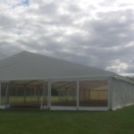 Marquee arrives for Saturday….