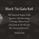 MU Barnhall Black Tie Ball Tuesday 27th December